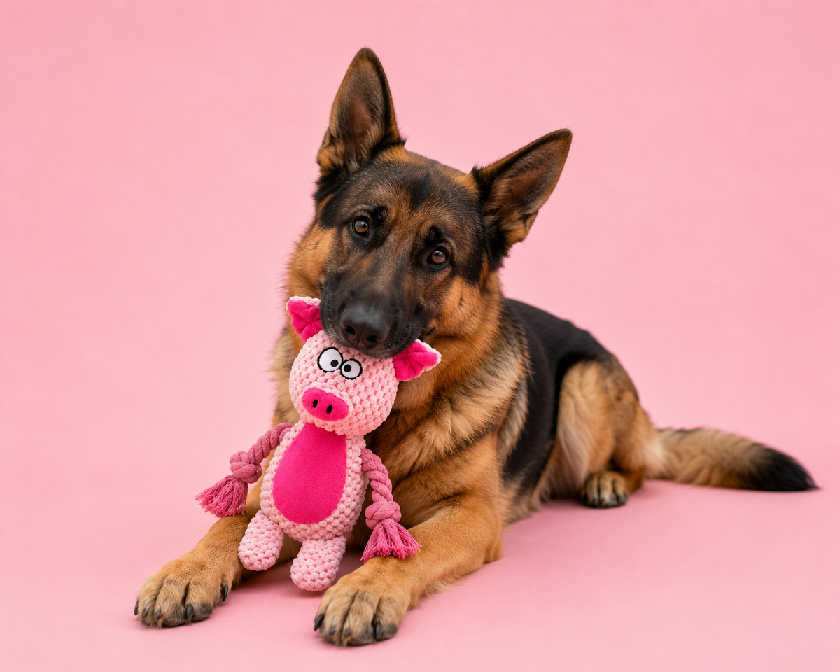 Penny the Pig - Durable Dog Plush Toy