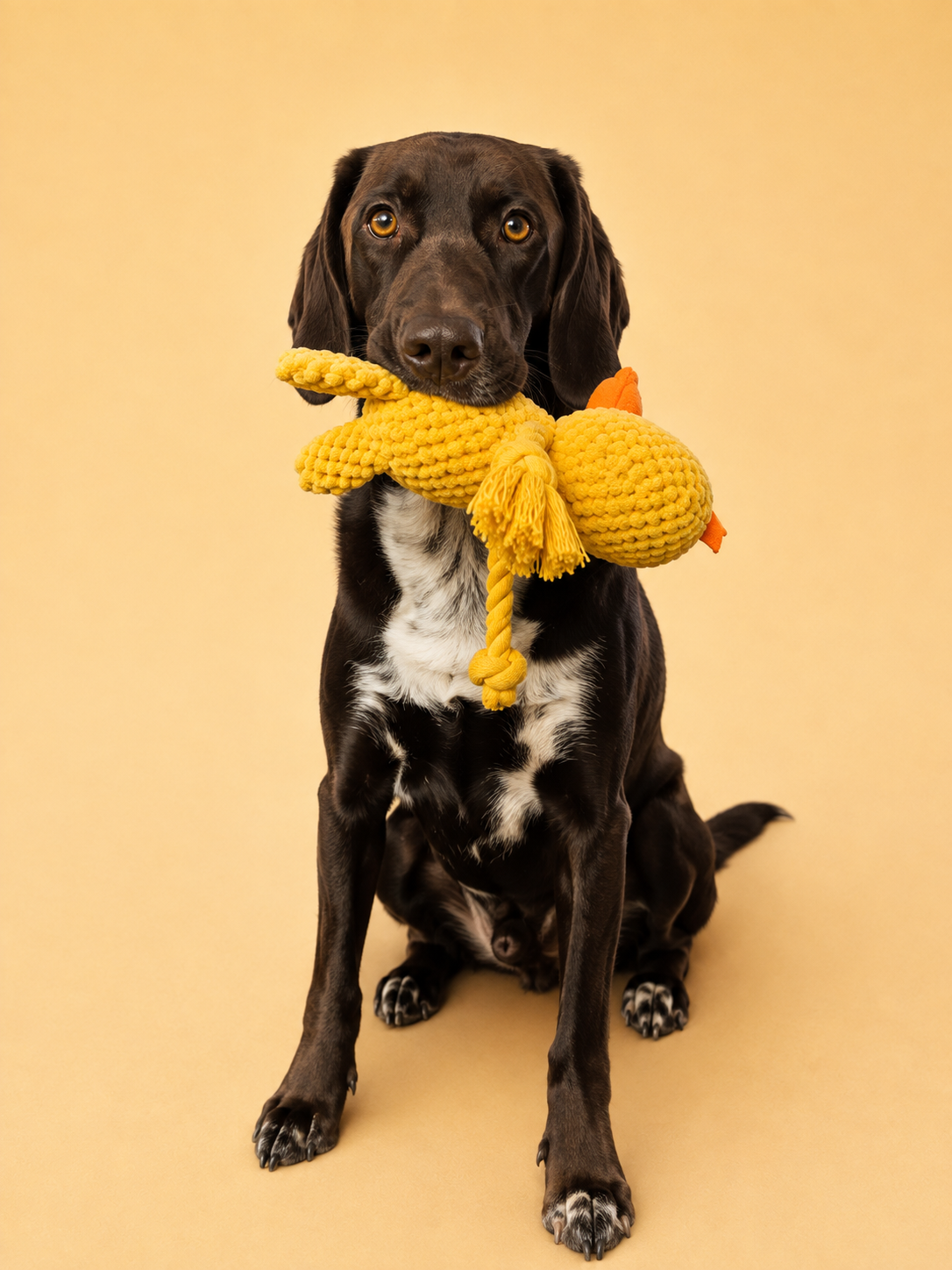 Duke the Duck - Durable Dog Plush Toy